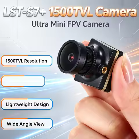 LST S7 LST-S7+ 1500TVL 1/2.8'' 2.1mm NTSC&PAL 16:9 AIO FPV Camera With OSD For RC FPV Racing Drone P