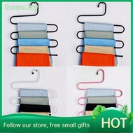 Lhome Multifunctional Pants Rack Hanger 5 Tier Antiskid S Shape 20KG Load Bearing Hangers Space Saving for Wardrobe