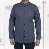 Ammu Plain 3-pocket Front Long Sleeve KOKO Shirt