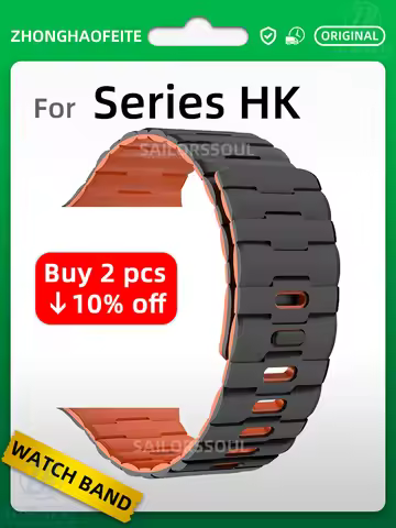 For HK10 ULTRA 3 Strap Magnetic Silicone HK9 Ultra 2 Max Smart Watch Sport HK11 Ultra 3 HK8 PRO MAX