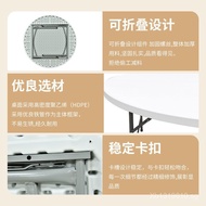 Foldable Dining Table Plastic Rice Round Table Plastic Outdoor Folding Table Round Table Folding Tab