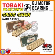 TOBAKI 428/415 ORING CHAIN CHAN 415/428 ORING TOBAKI RACING TOBAKI RANTAI GOLD TOBAKI RANTAI ORING R