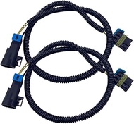Amrxuts 2Pcs Extension Harness 24" Upstream O2 Oxygen Sensor for LS2 LS3 LS7 2005-2013 C6 Corvette 2
