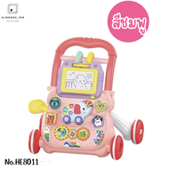 รถขาไถ Baby music walker รถหัดเดิน พร้อมกระดานของเล่น มีเสียงดนตรี ของเล่นเด็ก สีสันสดใส มีถังถ่วงน้