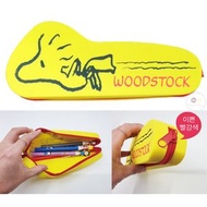史諾比 - Peanuts Snoopy袋史諾比筆袋 胡士托多用途袋雜物袋 Woodstock筆袋 Yellow（化妝品袋/旅行小配件袋/多用途袋）平行進口