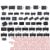 10-50 Pieces PESD2CAN PESD5V0S1BB PESD5V0S2BT PSR05-LF-T7 PSD05C-LF-T7 PSM712-LF-T7 SRV05-4.TCT IP42