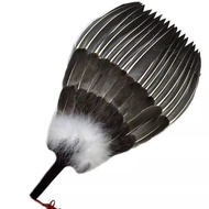 Goose Feather Fan Kongming Fan Zhuge Liang Feather Fan Three-Layer Feather Fan Craft Fan Gift Fan Go