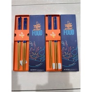 Tiger Limited Edition Wooden Chopsticks 2 pairs set chopstick Elegant Chopstick Pretty Usable Chopst