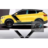 S596 PROTON X50 Side Car Body Sticker