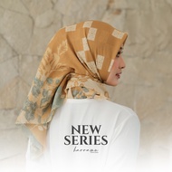 Jilbab Kerudung Paris HARRAMU Motif Kamila Segiempat Voal Premium Hijab Krudung Printing Lasercut