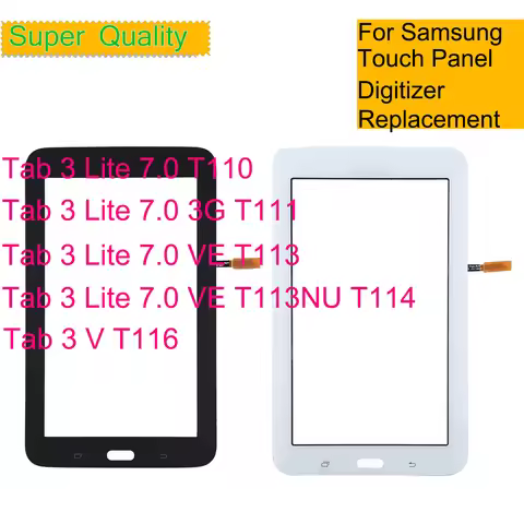 10Pcs/Lot For Samsung Galaxy Tab 3 Lite 7.0 3G T110 T111 T113 T113NU T114 Touch Screen Digitizer Fro