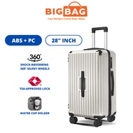 BIG BAG Signature 28" (PC + ABS) Hard Case Luggage 28 Inch Unbreakable Luggage Bag Travel 28 Inch Su