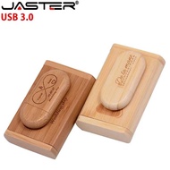 USB 3.0 Customize Wooden+Box Personal - Pendrive 128Gb 64Gb 32Gb 16Gb Usb Flash Drive Memory