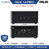 Mini PC ASUS NUC 14 PRO Intel AI Core Ultra 7 155H U5 125H DDR5 NUC14RVH Revel Canyon RNUC14RVHU7000