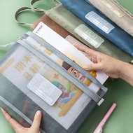 Subject file classification pouch envelope to students with transparent gauze high-capacity pocket14