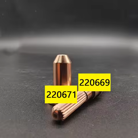 20PCS Powermax45 Electrode Nozzle Shield Swirl Ring Retaining Cap 220669 220671 45 Plasma Torch Acce