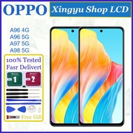 Original For OPPO A96 4G / A96 5G / A97 5G / A98 5G LCD Display Touch Screen With Frame Replacement