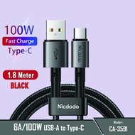 [1YrWarranty] Mcdodo Prism Series 65W/3.25A PD Type-C to Type-CIP Charging-DataSync Cable-2.0-Fast C