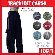 KGT TRACKSUIT CARGO SlimFit Perempuan Ladies Cargo Slimfit  Pants Seluar tracksuit Cargo