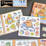 C5GOON Capibara Theme Sensory Quiet Book for Girls No-Cut Busy Book Fine Motor Skills Toy Reusable S