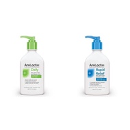 AmLactin Daily Moisturizing Lotion for Dry Skin (7.9 oz) and AmLactin Intensive Healing Body Lotion 