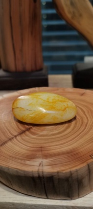 灑金皮和田玉手玩件