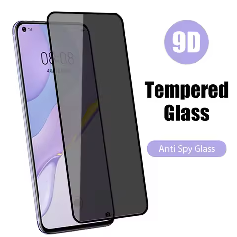 9D Full Cover Anti Spy Screen Protector for Xiaomi Mi 10T Pro 9H Hard Privacy Tempered Glass for Xia