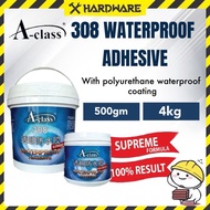 500g 4kg A-CLASS 308 TRANSPARENT WATERPROOF ADHESIVE/ROOF BATHROOM ANTI LEAKING WATERPROOFING REPAIR