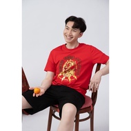 DP | Happiness & Good Fortune Red T-Shirt - 6805TRF