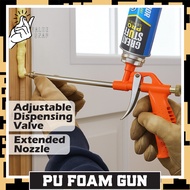 Foam Glue Gun Heavy Duty Pu Foam Gun Aluminum Alloy Foam Expanding Spray Gun Foam Caulking Glue Gun