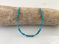 冰雪項鍊 ◇ 純銀 + 磷灰石項鍊 ◇ 卡倫銀 + 磷灰石項鍊