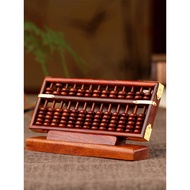 Kayu Rosewood Kayu Abakus Kecil Kecil Ukiran Kayu Merah Kraf Ukiran Kayu Pepejal Hiasan Desktop Abak