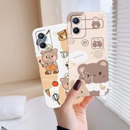 oppo A96 A76 A36 4g Silicone - Be4r Motif - Flexible Case - Procamera - Silicone Bumper - Protector