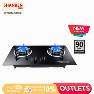 SHANBEN Gas stove double burner Gas stove burner Built in burner gas stove Stove 2 burner Double bur