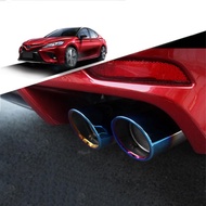 Car Muffler Exterior Back End Pipe Dedicate Exhaust Tip Tail Outlet Vent For Toyota Camry BMW X1 F48