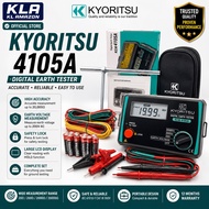 (ACCEPT URGENT ORDER) Kyoritsu 4105A Digital Earth Testers KEW 4105A (Soft Case) | 12 Months Warrant