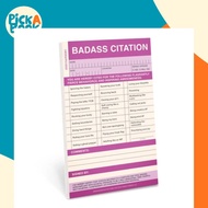 Knock Knock Badass Sticky Citation Pad by  (UK edition, paperback)