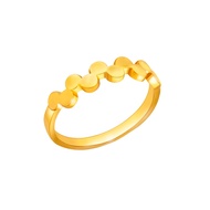 Citigems 916 Gold Dainty Heart Ring