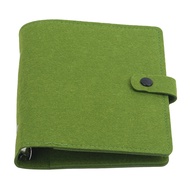 A5 A6 Snap Felt Fabric Notebook Diary Binder Office Supplies Ring Binder Diary Notebook Paper Holder