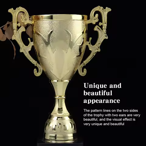 Personal Award Trophy with Base Trophy Cup Creative Achievement Prize Award Trophy for Sports Tourna