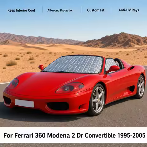For Ferrari 360 Modena 2 Dr Convertible 1995-2005 Car Window Sunshades UV Block Privacy Heat Insulat