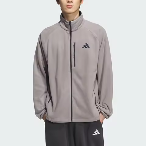 Adidas genuine FLEECE JACKET Womens Loose Fit Casual Jacket KF5238