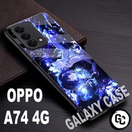 Softcase Glossy OPPO A74 4G/Motif COWOK/case OPPO A74 4G/Casing OPPO A74 4G/silicone kesing