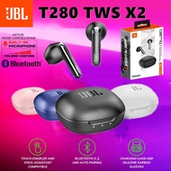 JBL T280TWS X2 True Wireless Bluetooth 5.3 Earphones Stereo Game Headphones Sports Earbuds with Mic