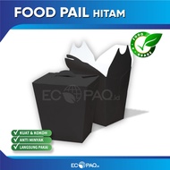 Food Pail - Food Pack - Box Pail - BLACK