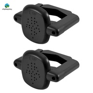 Universal Baby Gate No-Drill Mounting Kit, 2pcs Black Banister Adapters Stairway Installation Access