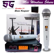 Mic Wireless Shure URD-11 Mik 2 Handle Microphone Vocal Profesional Mikrofon Werles Bagus