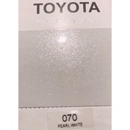 TOYOTA 070 PEARL WHITE 2K CAR PAINT / CAT KERETA 2K