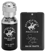 Beverly Hills Polo Club BHPC Men's Eau De Toilette Bonus Pack, 1.7oz EDT + Bonus EDT Pocket Spray (S