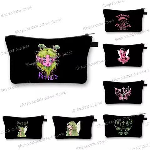 Melanie Martinez Portals Tour Portable Women Travel Storage Bag Toiletry Organize Cosmetic Bag Water